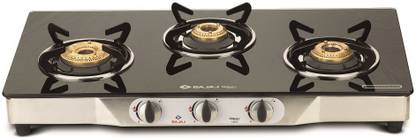 BAJAJ Majesty CGX3 Eco Glass Manual Gas Stove