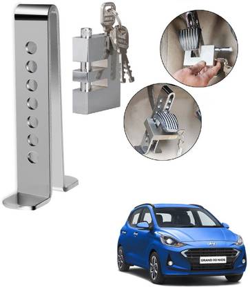 AuTO ADDiCT Car Clutch Lock Pedal Lock Rod Brake Clutch Throttle Adjustable Anti Theft Security Lock System For Hyundai Grand i10 Nios Gear Lock