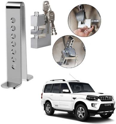 AuTO ADDiCT Car Clutch Lock Pedal Lock Rod Brake Clutch Throttle Adjustable Anti Theft Security Lock System For Mahindra Scorpio Old Gear Lock