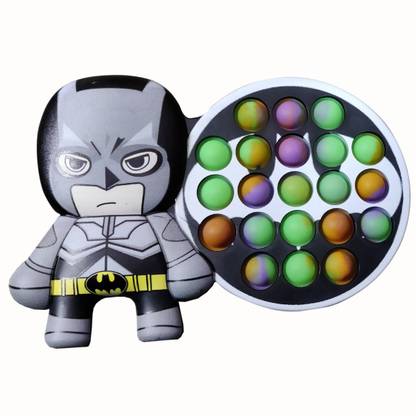 Shoppernation Fancy Batman design Kids Pop It Bubble Popper Toy Push Pop Top
