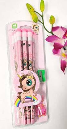 Tera13 Unicorn 12 Pencil Set for kids Pencil Grip