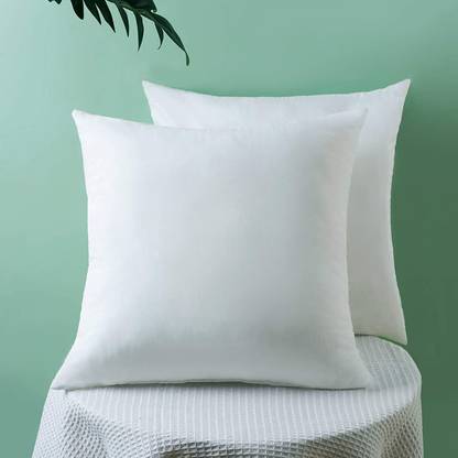 LaVichitra Comfy Polyester Fibre Solid Cushion Pack of 2
