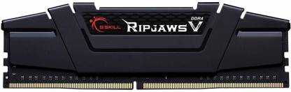 G.Skill Ripjaws DDR4 32 GB (Single Channel) PC SDRAM (F4-3200C16S-32GVK – 1*32GB 3200 MHz Desktop RAM)  (Black)