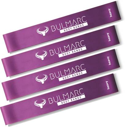 Bulmarc Set of 4 Heavy Resistance Bands (50 - 75 lbs) Resistance Tube