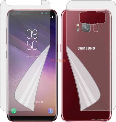 TELTREK Front and Back Screen Guard for SAMSUNG S8 (Edge To Edge TPU Full Coverage)