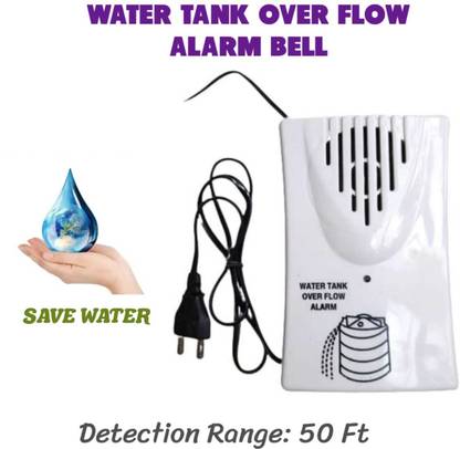 AJ Water Alarm Bell/ Water Tank Overflow Alarm Bell with Hindi & English Voice Announcement and Loud Sound Wired Sensor Security System Wired Sensor Security System
