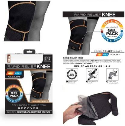 GYMIGO IX®-56SW-Copper Fit Rapid Relief Knee Wrap with Hold/Cold Therapy Knee Support