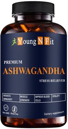 Young N Fit Raw Ashwagandha (Withania Somnifera)-Anxiety ,(YNF5)Advanced