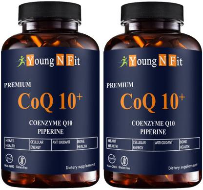 Young N Fit 120mg Coenzyme Q10 Capsules with Piperine (YNF103)Ultra