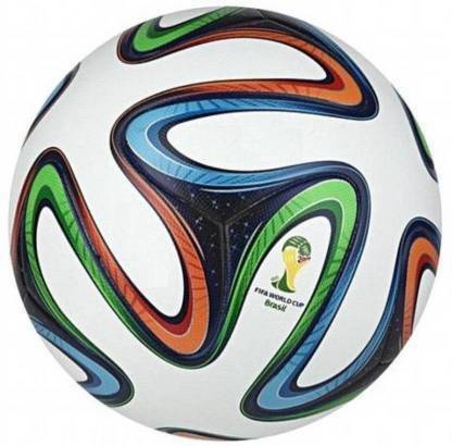 meerut sports COMP FOOTBALL - SIZE ; 5 ( MULTICOLOR ) Football - Size: 5