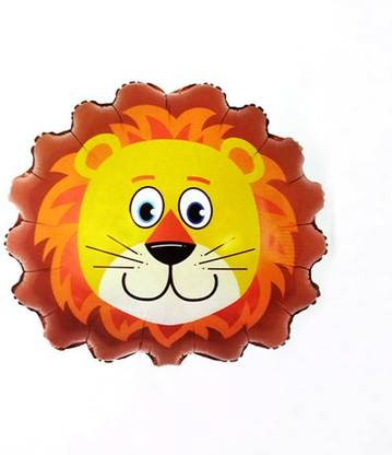 FUNCART Printed Lion foil Balloon 18" (1pcs/Pack) Balloon