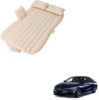 SEMAPHORE Multifunctional Inflatable Car Bed Mattress with Two Air Pillows-Air Bed with Pump Kit (Beige) for Mercedes Benz CLA-Class Car Inflatable Bed