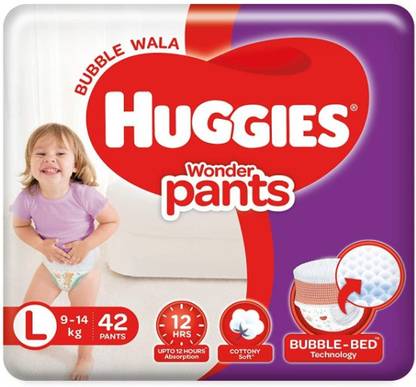 Huggies Wonder Pants Large Size Diapers ( L 42 Pack of 1 ) - L