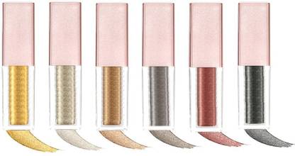 Matte Curve Sensational Metallic Liquid Eyeshadow 6 Shade-A 13.5 ml