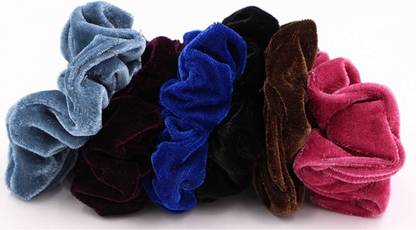 Trendy Scrunchies Hair Ties Accessories for Girls Women's Hair Big Velvet Cute Scrunchy Large Jumbo Giant Huge Scrunchie Bulk Pack Hairbands For Thick Curly Hair No Crease Soft Elastic Hair Bands Rubber Band