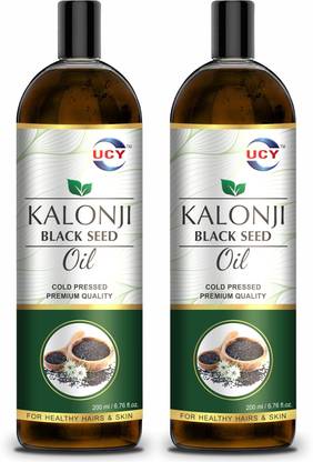 UCY Premium Cold Pressed Kalonji Black Seed Oil for Healthy Hairs and Skin Hair Oil