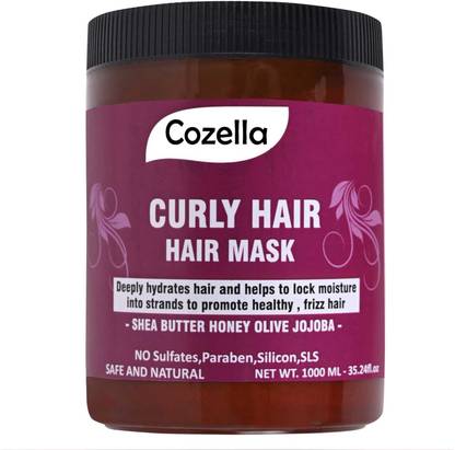 Cozella Curly Hair Mask With Shea Butter Honey Olive Jojba (NO SAABEN,SILICON,SLS)