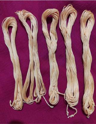 Shivpriya Homemade Janau Sacred Thread for Pooja ( Pack of 5 )