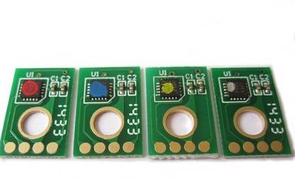 FINEJET Ricoh MP C2503 Toner CHIP SET For Use MP C2003,C2011,C2503,C2004,C2504 (1SET CHIP) Black + Tri Color Combo Pack Ink Toner