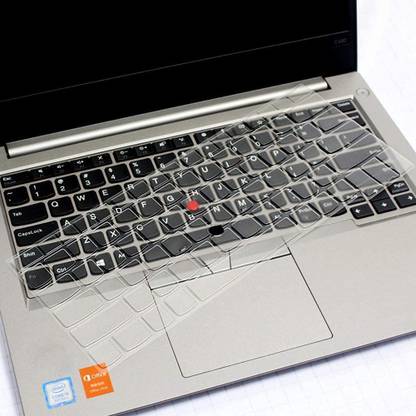 Saco Silicone Protector Skin Keyboard Cover for Lenovo ThinkPad E475 E470 and E470c 14 inches Thin and Light Laptop Keyboard Skin