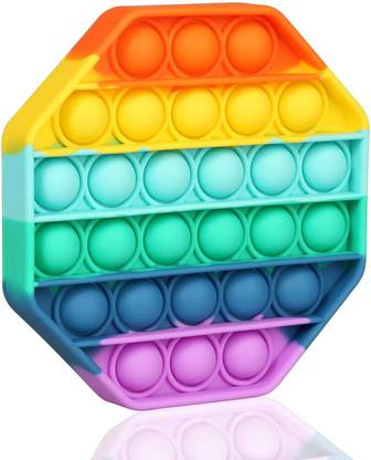Dilurban Buy Octagon Shape Pop It Fidget Toy, Pop It Fidget Toy Set | pop your fidget toy, pop it rainbow, pop it toy, fidget toy | Poppit Fidget Toy, Rainbow Pop It, Push Pop Bubble Fidget Toy