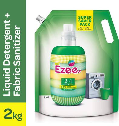 godrej ezee 2-in-1 Liquid Detergent + Fabric Sanitizer Fresh Liquid Detergent