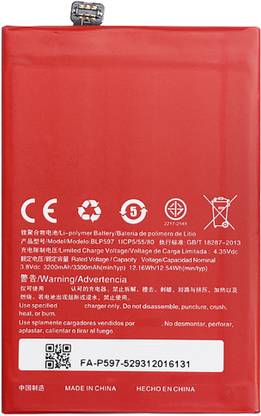 ZENTORZ Mobile Battery For  OnePlus 2