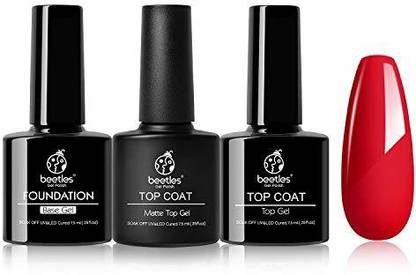 Beetles Gel Polish Matte Gloss Top Base Coat