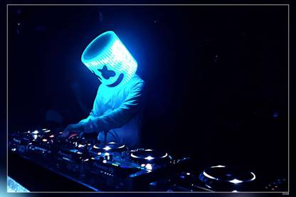 Marshmello Christopher Comstock An American Electronic Music Producer And Dj Matte Finish Poster Paper Print