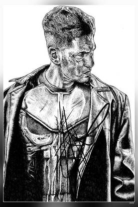 Marvel S The Punisher Television Series Jon Bernthal Amber Rose Revah Ebon Moss-Bachrach Ben Barnes Jaime Ray Newman Paul Schulze Matte Finish Poster UP-123 Paper Print