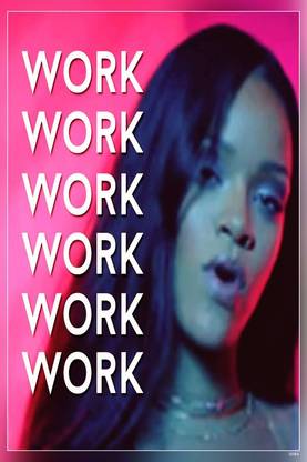 Rihanna Singer Matte Finish Poster Paper Print