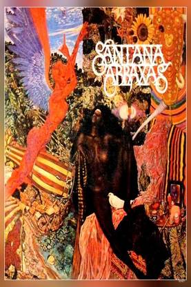 Santana Abraxas Rare Album Cover Matte Finish Poster Paper Print