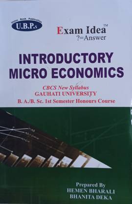 U.B.P. Exam Idea Introductory Micro Economics, B.A / B.Sc 1st Sem (Honours) English