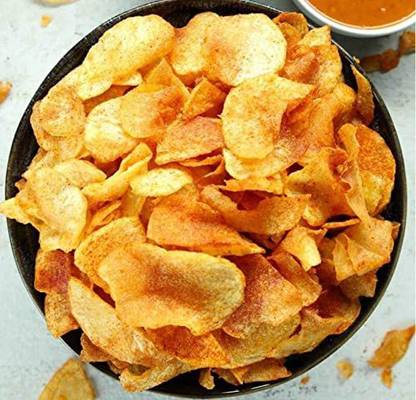 Grocery Planet Dry Kacchi Potato/Aalu Ke Chips/Patato Wafers Chips (200)