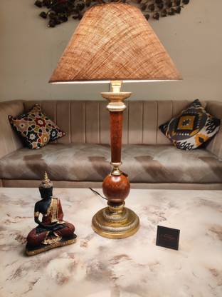 The Art Age Metal Table Lamp, Decoration Metal Table Lamp, Lamp For Drawing Room, Dining Table Lamp Table Lamp For Home Decor, Wood Lamp (L*B*H - 41CM*41CM*71CM) Table Lamp