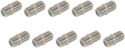 ERHIndia  TV-out Cable (Pack of 10) RG6 Cable Jointer DTH Cable Connector Jointer RG6 Cable Connector DTH Wire