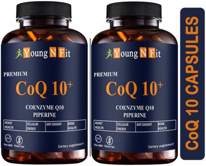 Young N Fit Nutrition 120mg Coenzyme Q10 Capsules l (YNF103)