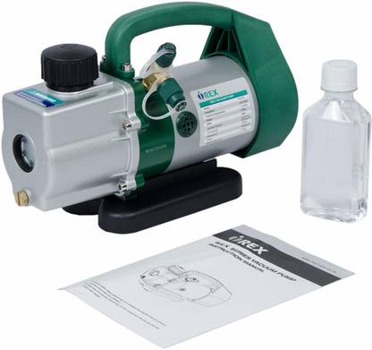iRex RX-2D Double Stage Vacuum Pump with a capacity of 1.70 CFM,AC Refrigerant Air Vacuum Pump/Wine Degassing/Medical Food Processing Air Conditioning Vacuum Pump (4.5 kg) Submersible Water Pump