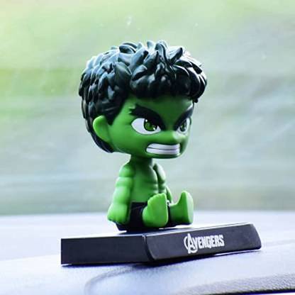 AGTraders Hulk Bobble Head Action Figures With mobile holder for cars dashboards offices and for home decoration