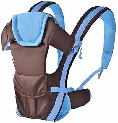 Akash International Kids 4-in-1 Adjustable Baby Carrier Cum Kangaroo Bag Buckle Straps (Sky Blue) Baby Carrier