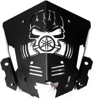ranarc METAL VISOR MT15 SKULL BLACK Bike Windshield