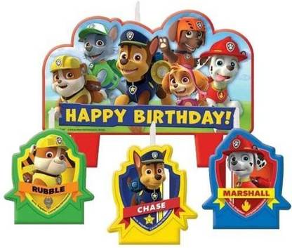 Balloons 76 Paw Petrol Candles Candle
