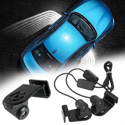Auto Snap Car Door Projector Light, LED Welcome Light Angel Wings Light Neon Floor Light For Angel Light Car side Door Step Lighting Projector Motorcycle Light Underglow (2Pcs) Car Fancy Lights