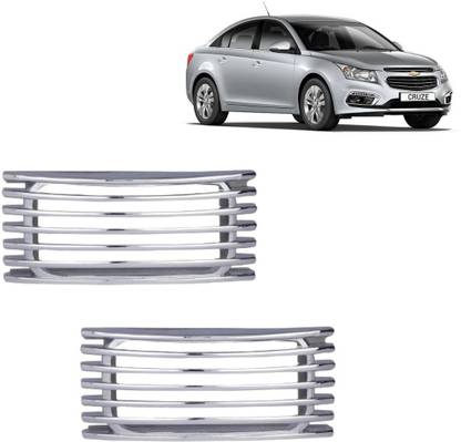 RD Universal INDCTOR_SIDE_JALI_CVR_SLVR_TON00258 Chrome Indicator Car Grill Car Grill Cover