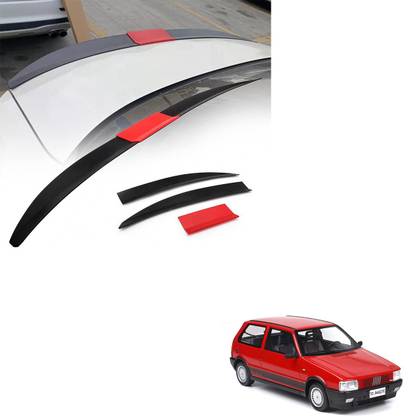 SEMAPHORE Lip Spoiler Wings Three-section Splicing Adjustable ABS Car Modification Rear Trunk Lip Wing for Fiat Uno Car Spoiler