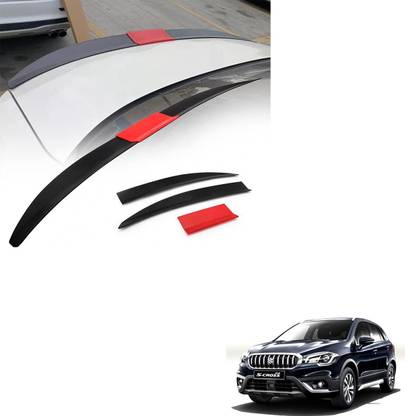 SEMAPHORE Lip Spoiler Wings Three-section Splicing Adjustable ABS Car Modification Rear Trunk Lip Wing for Maruti S-Cross Car Spoiler