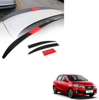 SEMAPHORE Lip Spoiler Wings Three-section Splicing Adjustable ABS Car Modification Rear Trunk Lip Wing for Datsun Go Car Spoiler