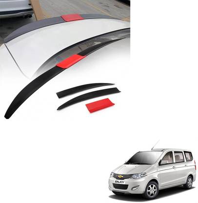 SEMAPHORE Lip Spoiler Wings Three-section Splicing Adjustable ABS Car Modification Rear Trunk Lip Wing for Chevrolet Enjoy Car Spoiler