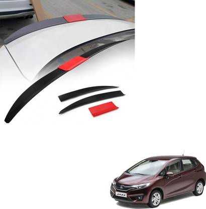SEMAPHORE Lip Spoiler Wings Three-section Splicing Adjustable ABS Car Modification Rear Trunk Lip Wing for Honda Jazz Car Spoiler