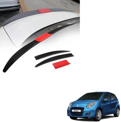 SEMAPHORE Lip Spoiler Wings Three-section Splicing Adjustable ABS Car Modification Rear Trunk Lip Wing for Maruti A-Star Car Spoiler